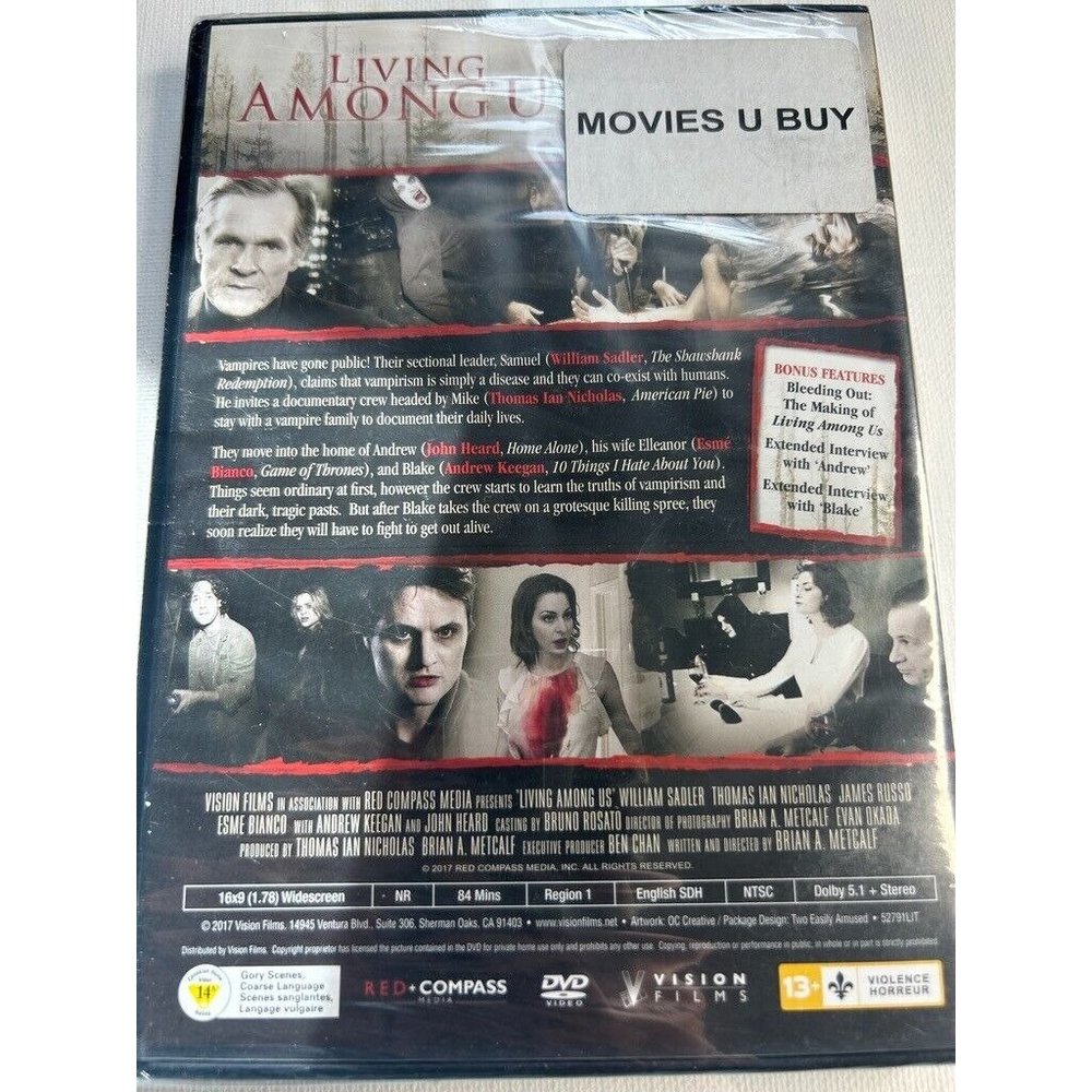 Living Among Us DVD Brian A Metcalf - NEW & Sealed - Picture 2 of 2